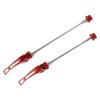 X AUTOHAUX 1 Pair 145mm 185mm Bicycle Skewers Quick Release Axles Skewers Front Rear Bike Axle Wheel Hub M5 x 0.8 Red view 1