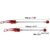 X AUTOHAUX 1 Pair 145mm 185mm Bicycle Skewers Quick Release Axles Skewers Front Rear Bike Axle Wheel Hub M5 x 0.8 Red view 3