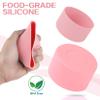 Silicone Bumper Boot for Stanley Quencher H2.0 40 oz 30 oz Tumbler with Handle & Stanley IceFlow 20oz 30oz, Protective Water Bottle Bottom Sleeve Cover, Tumbler Accessories (Pink) view 3