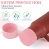 Silicone Bumper Boot for Stanley Quencher H2.0 40 oz 30 oz Tumbler with Handle & Stanley IceFlow 20oz 30oz, Protective Water Bottle Bottom Sleeve Cover, Tumbler Accessories (Pink) view 4