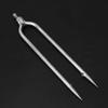 NDNCZDHC 4 Pieces 2 Forks Stainless Steel Harpoon Hook Barb Gun for Outdoor Fishing Tackle view 4