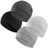Headshion Cotton Skull Caps for Men Women,4-Pack Lightweight Beanie Sleep Hats Breathable Helmet Liner view 1