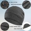 Headshion Cotton Skull Caps for Men Women,4-Pack Lightweight Beanie Sleep Hats Breathable Helmet Liner view 2