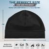 Headshion Cotton Skull Caps for Men Women,4-Pack Lightweight Beanie Sleep Hats Breathable Helmet Liner view 4