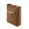 TACNEX Dump Pouch for Duty Belt Battle Belt Roll Up Utility Tool Bag Magazine Drop Pouch w/MOLLE Clip Drawstring Open Foldable Recovery Storage Pack (Vertical Coyote Brown) view 2