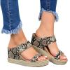 Platform Sandals For Women Black Womens Topic Espadrille Sandal Shoes Black Nubuck view 1