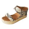 Platform Sandals For Women Black Womens Topic Espadrille Sandal Shoes Black Nubuck view 4
