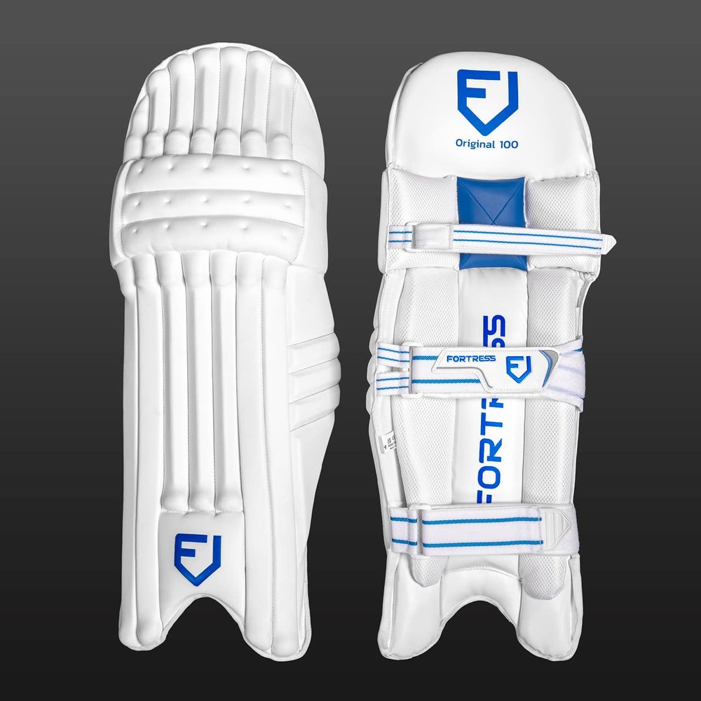 FORTRESS Original 100 Cricket Batting Pads (Small Adult (16in), Left Handed)