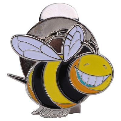 Horoper Hat Clip, Metal Magnetic Hat Visor Clip Marker Accessory Portable Detachable Magnetic Marker(Little bee)