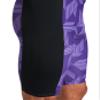 ARENA Men's Swim Jammer Puzzled Team Print MaxLife Athletic Swimwear Training Swimsuit Sports Bathing Suit, Black/Purple Multi, US Size 40 view 4
