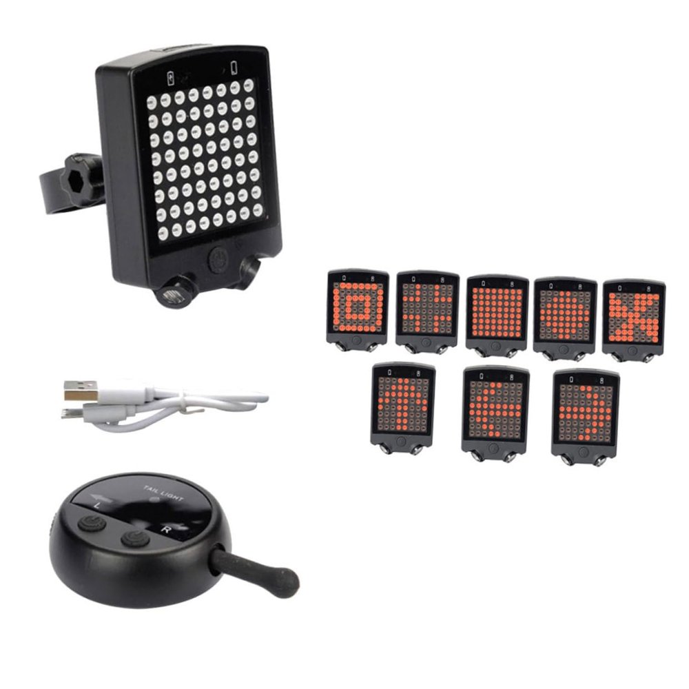 BESPORTBLE Indicator Warning Lights for Bike Turn Signals Bike Turn Signals Aluminum Alloy Handlebar Mount Random Color