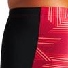 ARENA Men's Swim Jammer Puzzled Team Print MaxLife Athletic Swimwear Training Swimsuit Sports Bathing Suit, Black/Red Multi, US Size 32 view 3