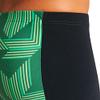 ARENA Men's Swim Jammer Puzzled Team Print MaxLife Athletic Swimwear Training Swimsuit Sports Bathing Suit, Black/Green Multi, US Size 32 view 3