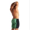 ARENA Men's Swim Jammer Puzzled Team Print MaxLife Athletic Swimwear Training Swimsuit Sports Bathing Suit, Black/Green Multi, US Size 40 view 2