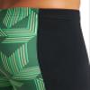 ARENA Men's Swim Jammer Puzzled Team Print MaxLife Athletic Swimwear Training Swimsuit Sports Bathing Suit, Black/Green Multi, US Size 40 view 4