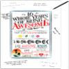 16 Years Of Being Awesome, 16 Year Old Birthday Signature Board Gifts for Girls Boys,16 birthday Signature Board for Best Friend or Niece, 16th Birthday Gift Ideas (11 inches by 17 inches) view 3