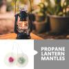 EXCEART 12pcs Gas Lantern Mantles Replacement for Outdoor Camping Lightweight Odorless Easy to Install Suitable for Propane and Kerosene Lamps for Hiking and Long-Term Use view 2