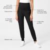 Wink Scrubs for Women, W123, Maternity Joggers Pants with 7 Pockets Black view 2