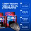 Fresh Kicks Shoe Crease Protectors  Comfortable Anti-Wrinkle Shields for Men, Women & Kids  No-Crease Inserts for Sneakers & Dress Shoes  Prevents Toe Box Creasing, Maintains Shoe Shape (S/M) view 2