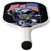 TigerTail Sports Astronauts USA Colorful Design Pickleball Paddle, USA Pickleball Approved, White Trim view 4