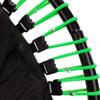 LEAPS & REBOUNDS 40" Adjustable Stability Bar Attachment with 40" Mini Fitness Trampoline and Home Gym Rebounder for Cardio Exercises, Green view 4