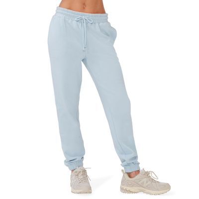 KUT & SO Womens Fleece Joggers with Pockets  Essential Sweatpants for Women Sky Blue XX-Large