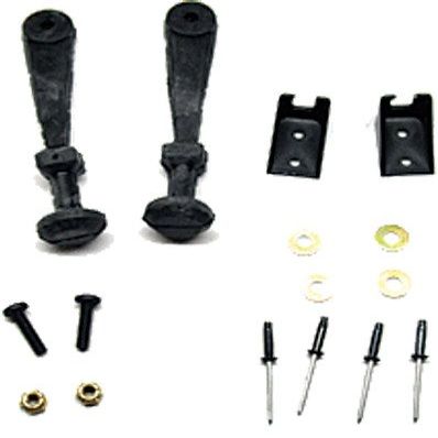 2 Strap & 2 Post kit with hardware compatible with Polaris All models 1984-1998 Snowmobile Part# 12-1891 OEM# 5430733