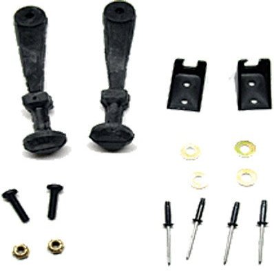 2 Strap & 2 Post kit with hardware compatible with Polaris All models 1984-1998 Snowmobile Part# 12-1891 OEM# 5430733