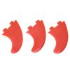 BORDSTRACT Paddle Board Fins, 3PCS PVC Surfboard Long Board Tail Fin, Center Paddle Board Fin Sets Surf Accessories, Glass Fiber Longboard Upright Paddle Board Fin view 1