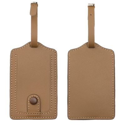 Jagucho Leather Luggage Tags for Men Women-Luggage Tags for Suitcases-Baggage Bag Tag Suitcase Labels ID Tags with Full Back Privacy Cover for Carnival Cruise Ships, Travel Tags