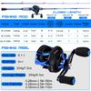 One Bass Fishing Rod Reel Combo, Baitcasting Fishing Pole with Graphite 2Pc Blanks - Blue -Right Handed - 6'6" view 4