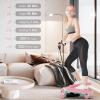 HUHJYUGE Mini Stepper Machine, Stepper for Exercise for Home, Cardio Training Step Climber Machine, with Resistance Bands and Display, Legs Arm Full Body Training, Pink (A) view 2
