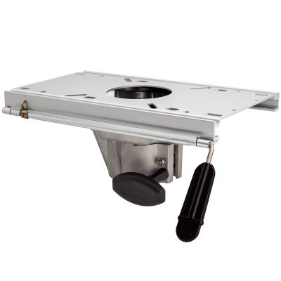 Aluminum Boat Seat Pedestal (Fore & AFT Seat Slide with Locking Seat Mount)Suitable for Fit 2-7/8 Inch Diameter Pedestal Post