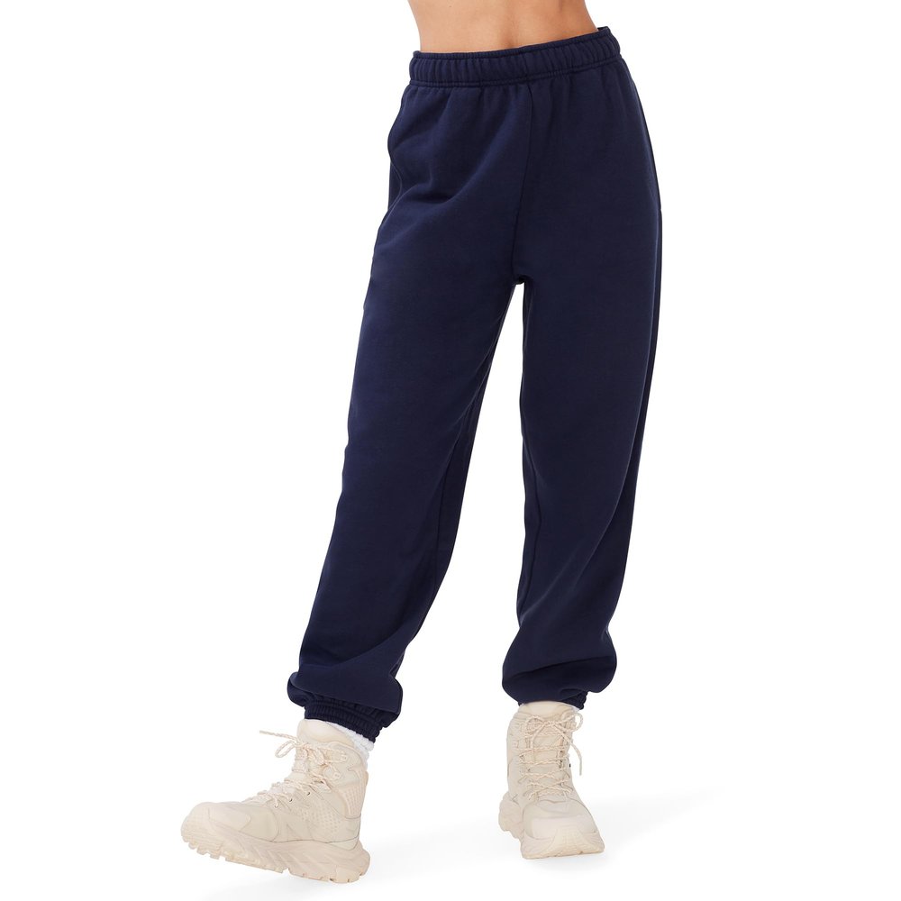 KUT & SO Womens Oversized Sweatpants  High Waisted Premium Midweight Fleece Joggers  Cozy Loungewear Boyfriend Fit Navy X-Small