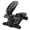 HUHJYUGE Mini Home Stepper, Portable Stair Stepper for Exercise, Quiet Fitness Stepper with Resistance Bands, for Home Office Workout, 330 lbs Weight Capacity, Black (Black) view 1