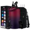 1 Gallon Insulated Water Jug - with Paracord Handle, Straw & Chug Lid, Water Bottles Holder with Strap, 128oz Stainless Steel Large Water Bottle, Keep Hot 12H & Cold 48 for Travel Hiking Camping Work view 1