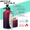 1 Gallon Insulated Water Jug - with Paracord Handle, Straw & Chug Lid, Water Bottles Holder with Strap, 128oz Stainless Steel Large Water Bottle, Keep Hot 12H & Cold 48 for Travel Hiking Camping Work view 4
