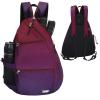 Sucipi Pickleball Bag - Men's -Women's Pickleball Backpack, Adjustable Sling Bag w/Fence Hook/Large Capacity/Safety Pocket-Red &Purple view 1