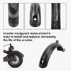 Electric Scooters Rear Mudguard, 4 Hole Scooter Rear Black Fenders Bracket Scooter Replacement Part Accessory view 2
