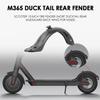 Electric Scooters Rear Mudguard, 4 Hole Scooter Rear Black Fenders Bracket Scooter Replacement Part Accessory view 3