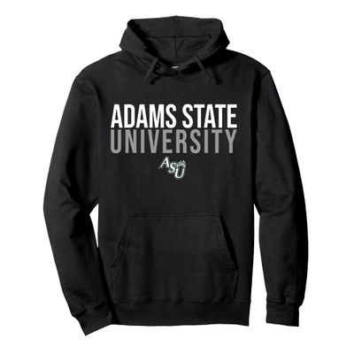 Adams State University ASU Grizzlies Stacked Pullover Hoodie