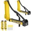 GanFindX Foldable Kayak Wall Rack | Heavy-Duty 11.6-17" Kayak Storage Rack Hanger & Metal Buckle Straps, Indoor/Outdoor Cradles for Canoe, Kayak, Paddle Board, Surfboard, Snowboard (Dark Yellow) view 1