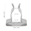 Stainless Steel Boat Hook Spring Clamp Holder Bracket Clip Versatile Hook for Boat RV Home Silver view 2