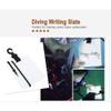 Tyenaza Diving Dive Writing Slate, 6'' x 5'' Underwater Writing Dive Slate Board with Swivel Clip and Pencil for Water Sports Diving Swimming view 4