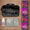 CornholeAce Iconic - Los Angeles - ACE Pro Bag Kit: 4 Bags + Break-in Kit + Carry Case - Professional Cornhole Bags Dual Sided Slick Stick view 2