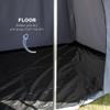 Outsunny 15.4'x15.4'x8.5' Teepee Tent, Waterproof Camping Tent with Porch Area, Floor and Carry Bag, for 2-3 Person Outdoor Backpacking Camping Hiking, Blue view 4