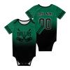 Dallas Custom Newborn Clothes,Baby Gradient Short Sleeve Ice Hockey Clothes,Personalized Name Number for Fans Newborn & Infants Gifts 3M-2T view 1