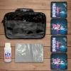 CornholeAce Iconic - Miami - ACE Pro Bag Kit: 4 Bags + Break-in Kit + Carry Case - Professional Cornhole Bags Dual Sided Slick Stick view 2