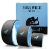 Nahvah Yoga Wheel Set of 3 for Back Pain Relief, Spine Stretcher, and Back Roller  Premium Yoga Roller with Comfortable Padding to Improve Backbends and Flexibility view 1