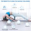 Nahvah Yoga Wheel Set of 3 for Back Pain Relief, Spine Stretcher, and Back Roller  Premium Yoga Roller with Comfortable Padding to Improve Backbends and Flexibility view 3